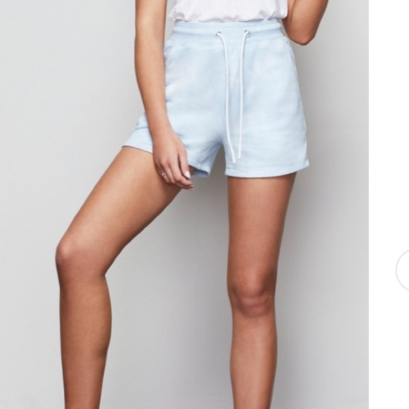 NEW NWOT Good American Cloud Tie Dye Sweatshort Sweat Short size 2 Medium - Picture 5 of 8